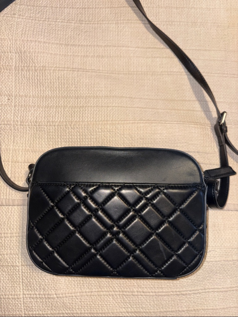 Kurt Geiger Black Quilted Shoulder Camera bag with dust bag in GUC. - Picture 10 of 10